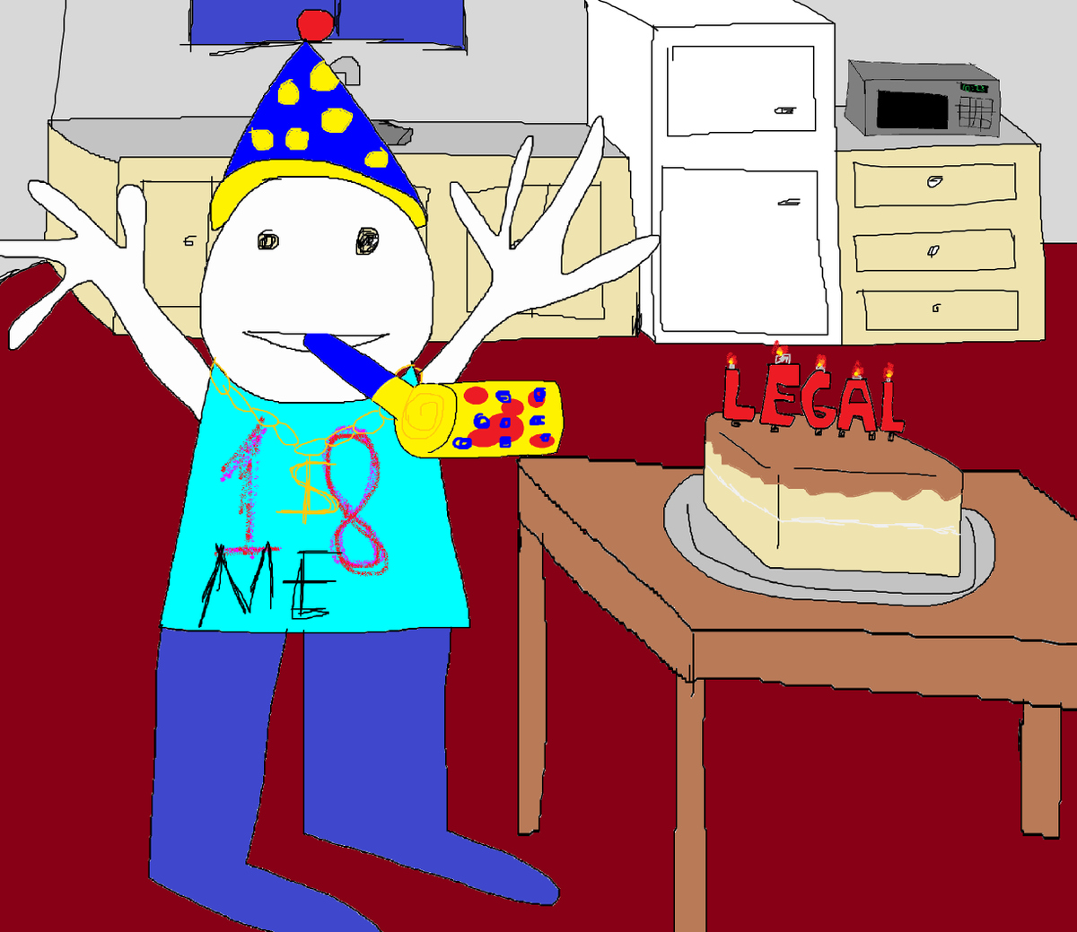 cooper200882's tweet photo. My birthday fan art https://t.co/coI6fEHGkl