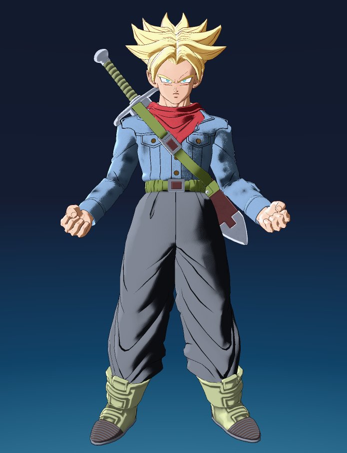 MrDumke's tweet photo. Super Saiyan 2 Trunks (Super) in the style of Dragon Ball Gekishin Squadra (Pre Overhaul) https://t.co/uHC51sPvje