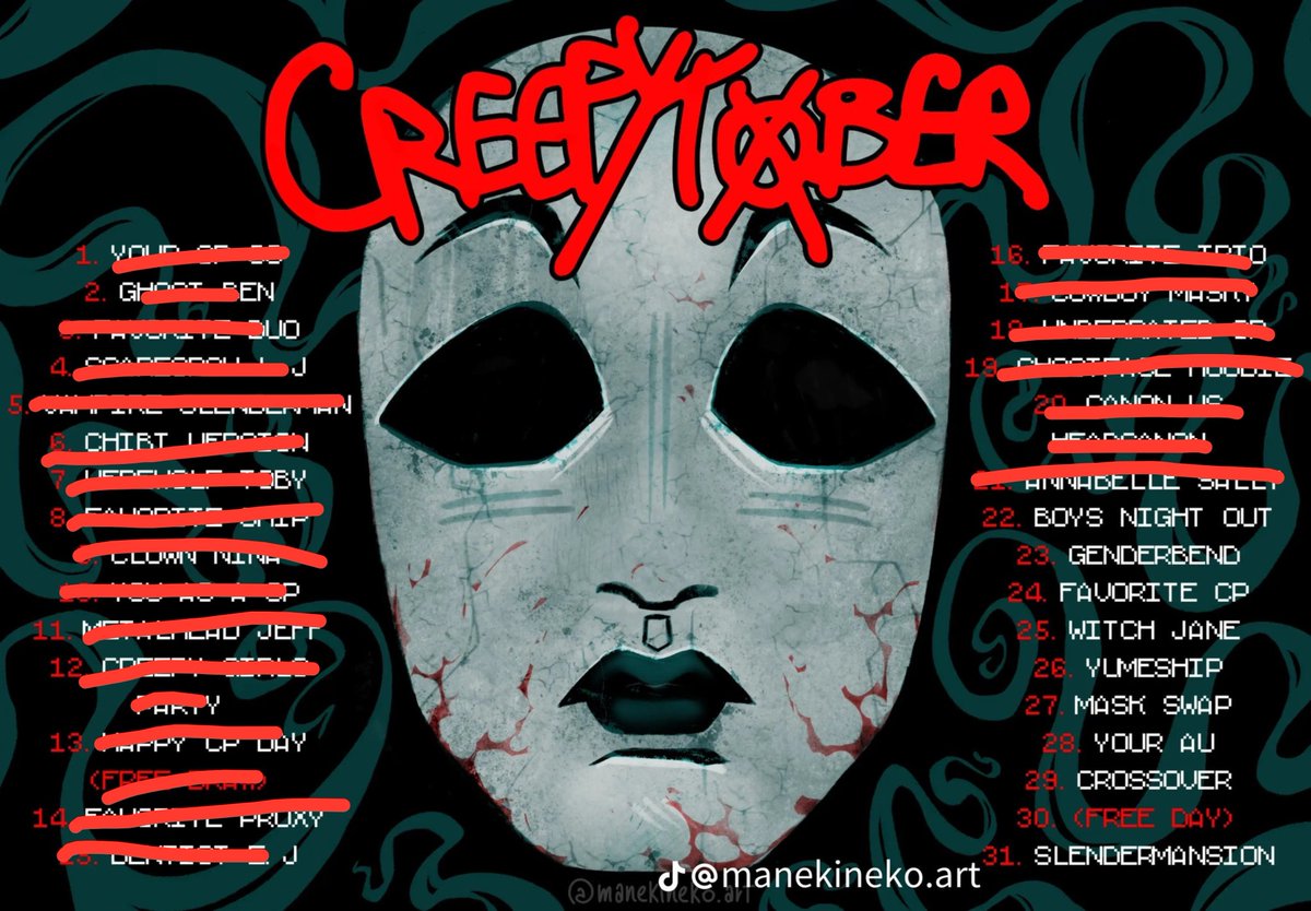ash_kajsjd's tweet photo. Día 22: Boys night out 🔥
Ya casi termina este sufrimiento, unos días más 😭

#creepytober #creepypastaart #TicciToby #timwright #brianthomas #jeffthekiller #creepypasta https://t.co/3yEmx6UK3z