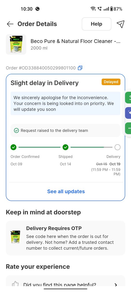 AnkitTr81288821's tweet photo. My order was placed on 09 October 2026, and the expected delivery date was 15 October 2026. However, even on 23 October 2026, I have still not received my order. Very Poor Service by Flipkart.
@flipkartsupport https://t.co/WhSjrgQ92B