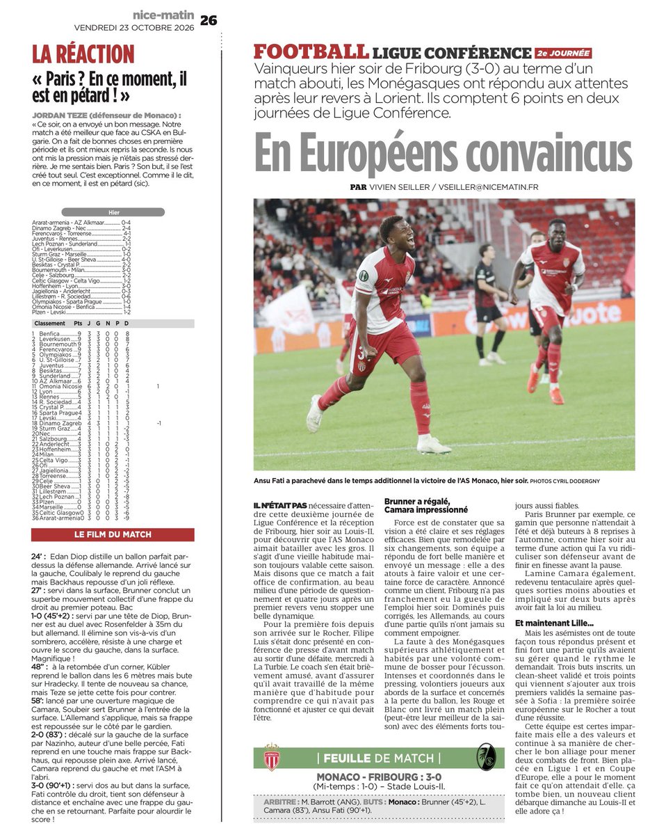 glennthebest98's tweet photo. #AsMonaco
#ASMSCF
@Conf_League 

Et maintenant tous au #LouisII Dimanche contre Lille!!! https://t.co/cJFo2MoLJ6