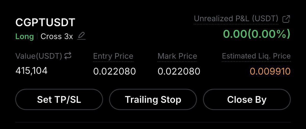 mark_cy2's tweet photo. $CGPT $415k longed.

Click on the link below to join our free signal group  👉

JOIN ⬇️⬇️⬇️
https://t.co/xXqTKHQrzn

#helevier #OlympiacosBC #السويداء #كاريزما5 #LingOrm #LoveIslandUK https://t.co/TMB7EDoTPf