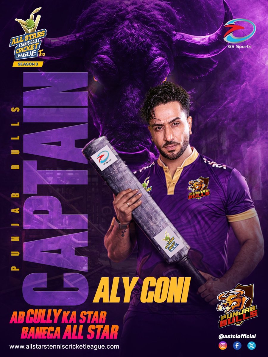 astclofficial's tweet photo. Maidan mein utarenge, toh sirf jeetne ke liye! 🐂

Aly Goni is ready to lead the Punjab Bulls into ASTCL Season 3️⃣ 🔥

#ASTCLS3 #AbGullyKaStarBanegaAllStar https://t.co/hZs5B8agvS