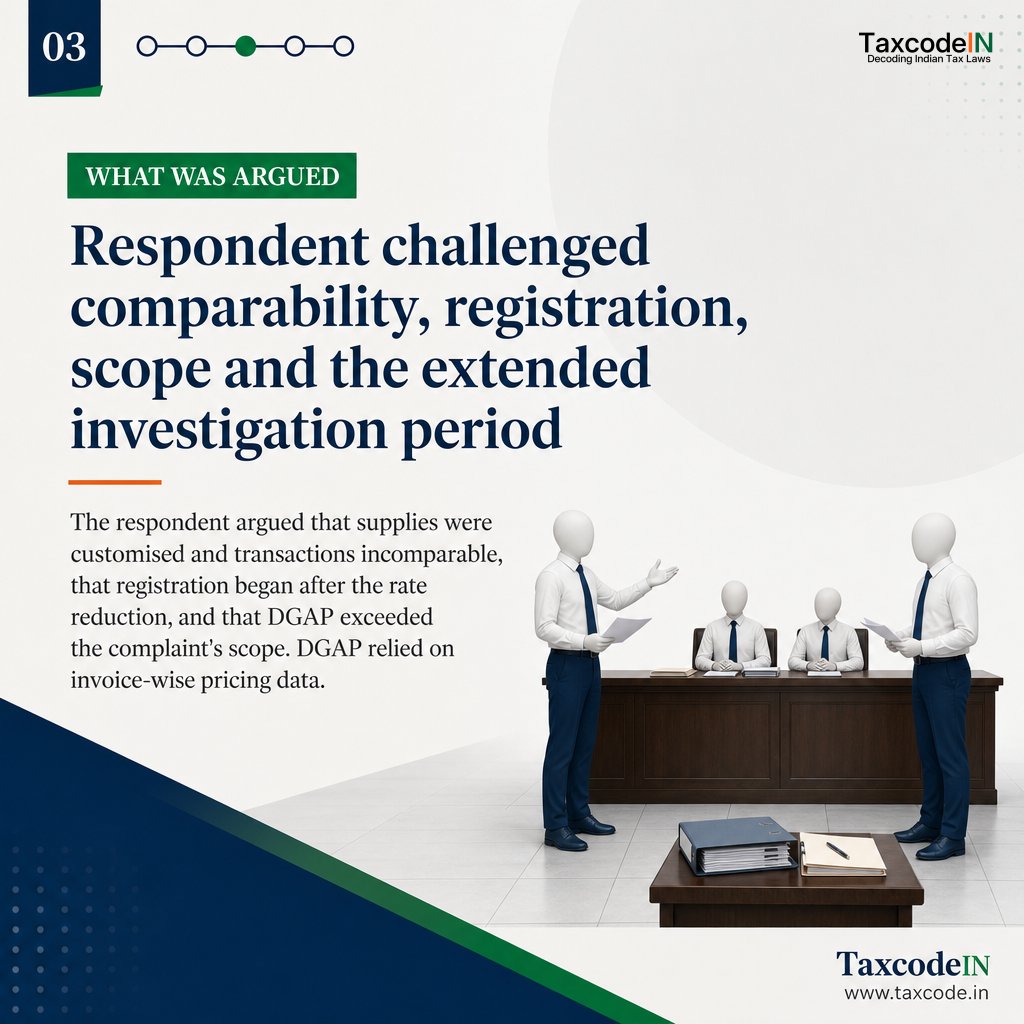 taxcodeIN's tweet photo. GSTAT: Wilful retention need not be proved under Section 171(1); the inquiry is whether GST rate-reduction benefit was passed on through commensurate price reduction. It sustained DGAP’s Rs. 3.68 crore determination, but imposed no Section 171(3A) penalty for the pre-2020 period. https://t.co/zCsTtdvviI