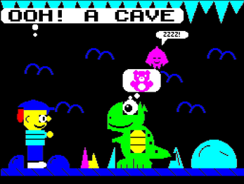 SpectrumAndRet1's tweet photo. Tiny-saur Rescue -ZX Spectrum-: https://t.co/qgCrdMLbuJ https://t.co/w3YNHTFuVF