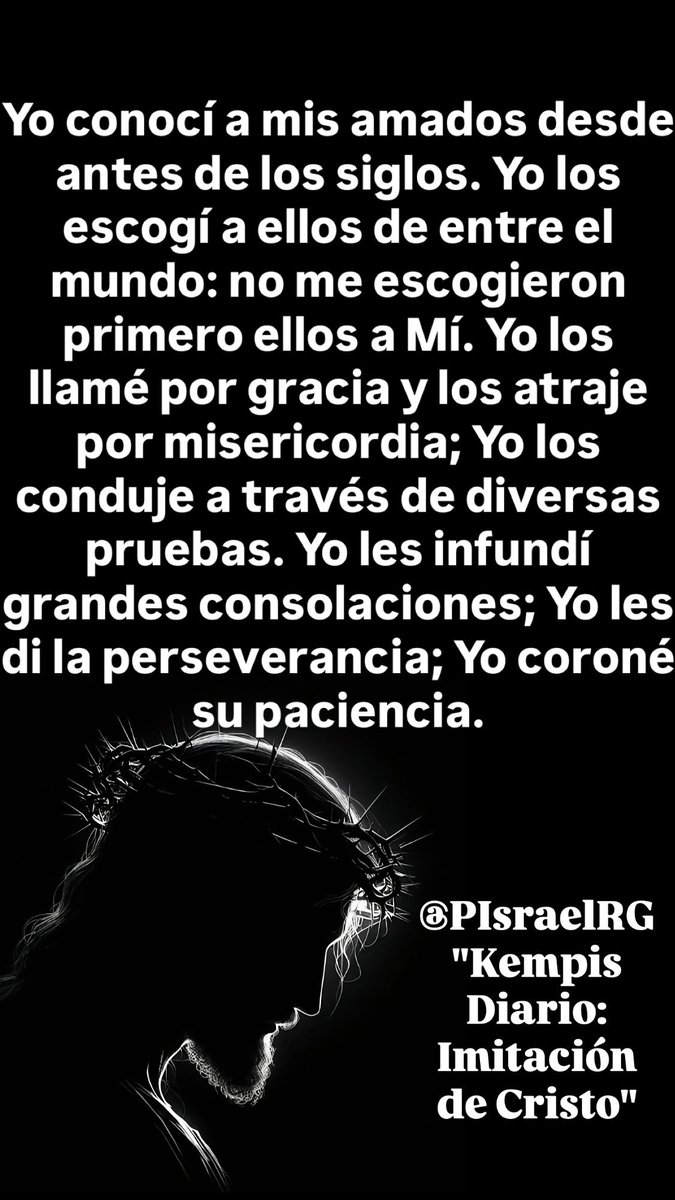 PIsraelRG's tweet photo. Kempis 23 Octubre🙏🏻👇🏻.
#Jesucristo https://t.co/TWCvsKpeVZ