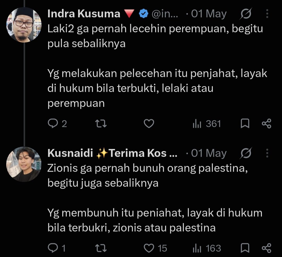 anatemasosial's tweet photo. udah tau konteksnya gini, masih dicrop seenak jidat

bait or sheer fucking stupidity? https://t.co/ibWI1ZW3N8