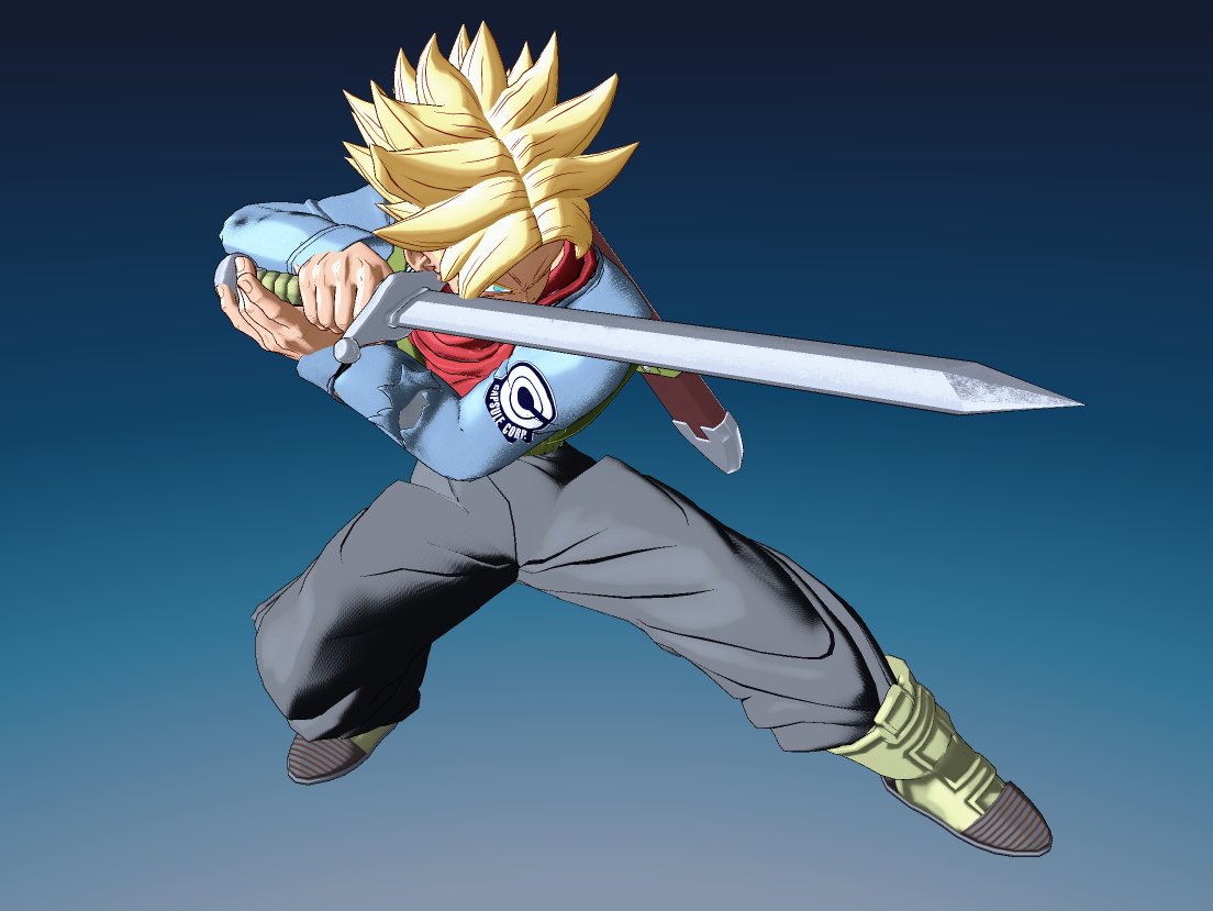 MrDumke's tweet photo. Super Saiyan 2 Trunks (Super) in the style of Dragon Ball Gekishin Squadra (Pre Overhaul) https://t.co/uHC51sPvje