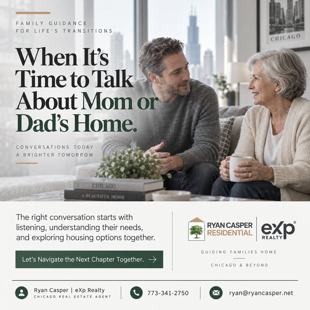 ryanleecasper's tweet photo. When it's time to talk about Mom or Dad's home, start with listening.
As one of the real estate agents in Chicago, Illinois, I help families navigate downsizing & next chapters with care. Let's talk.
773-341-2750
#ChicagoRealEstate #Downsizing https://t.co/glp82cjSHh
