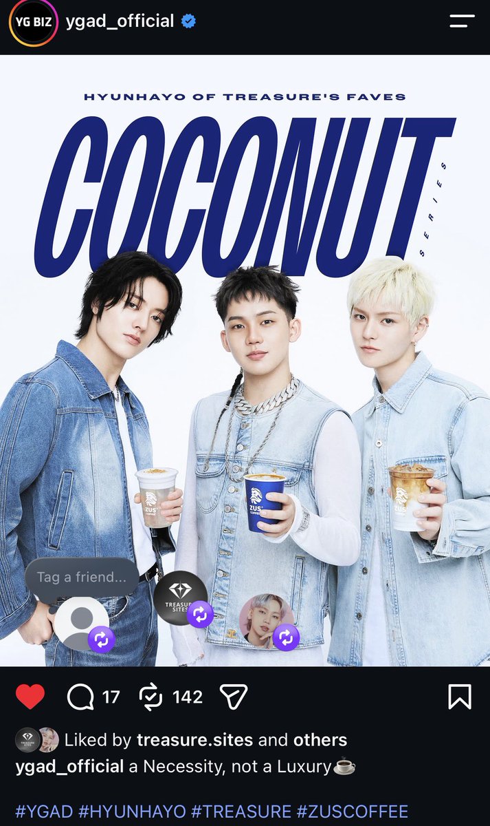 1004_0410's tweet photo. uwaaa YG ad already posted as well, with zus’ trademark as well ‘a necessity not a luxury’ 🤭 selalu nampak trademark ni time beli zus, tak sngka skrg tngok YG ad sndiri yg put this as their caption😭 https://t.co/1lHo52VQK6