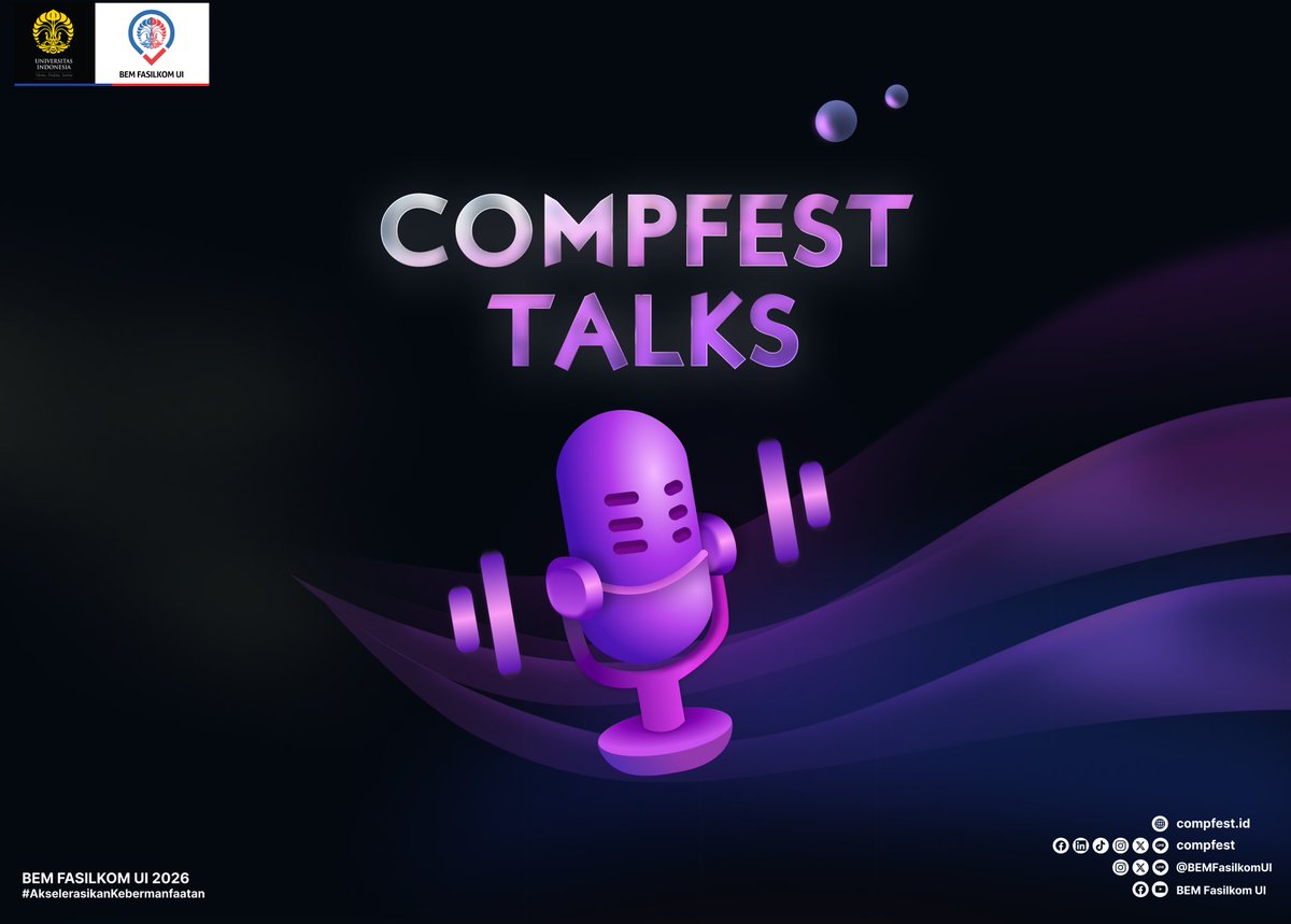 COMPFEST's tweet photo. Seluruh rangkaian acara Main Event COMPFEST 18 telah sukses diselenggarakan! Terima kasih atas antusiasme dan partisipasi TechOvers yang telah hadir serta ikut memeriahkan acara ini. Semoga setiap pengalaman, wawasan, dan inspirasi yang kami hadirkan dapat memberikan kesan berharga serta menjadi langkah untuk terus berkembang dan menjembatani berbagai peluang di masa depan.

Take a look back at the unforgettable moments and excitement of our Main Event!

@COMPFEST
https://t.co/KP6KwxGKnc  
#EncloseTheGap
#COMPFEST18