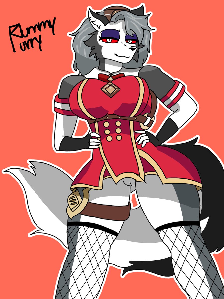 Furry_DummyYT's tweet photo. My friend @YanaHellhound gave me the idea of make Loona doing cosplay of "Gold fish" of umamusume 

And i really ENJOYED the process and the result ❤️✨

(Process on comments!) 

#HelluvaBoss #Loonahellhound #umamusumecosplay #umamusumefanart https://t.co/MgBj2lH4Av