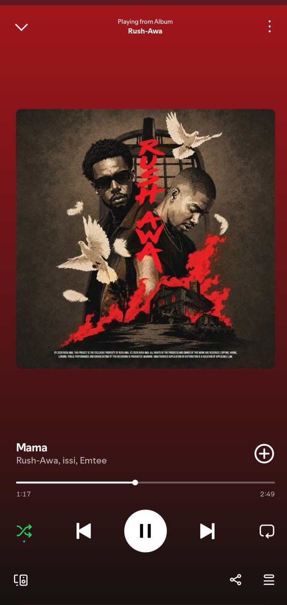 LSkhodro72516's tweet photo. It's been on repeat π€ Big Hustle with it
@emteerecords seyabonga the back ups are crazy π₯ the message the flow ayy π€π½π«π
#RushAwa https://t.co/ncjCapobKb