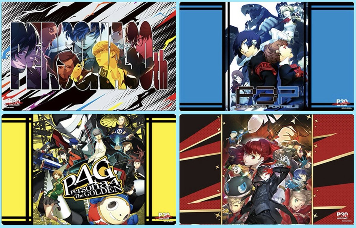 souge2_WS's tweet photo. 【サプライ】
ブシロード 
ペルソナ30th

・スリーブ、デッキホルダー、ラバーマット、ストレイジ
各 27年1月15日（金）発売予定

#蒼サプ
#ペルソナ
#P30th https://t.co/V55huSQFQn