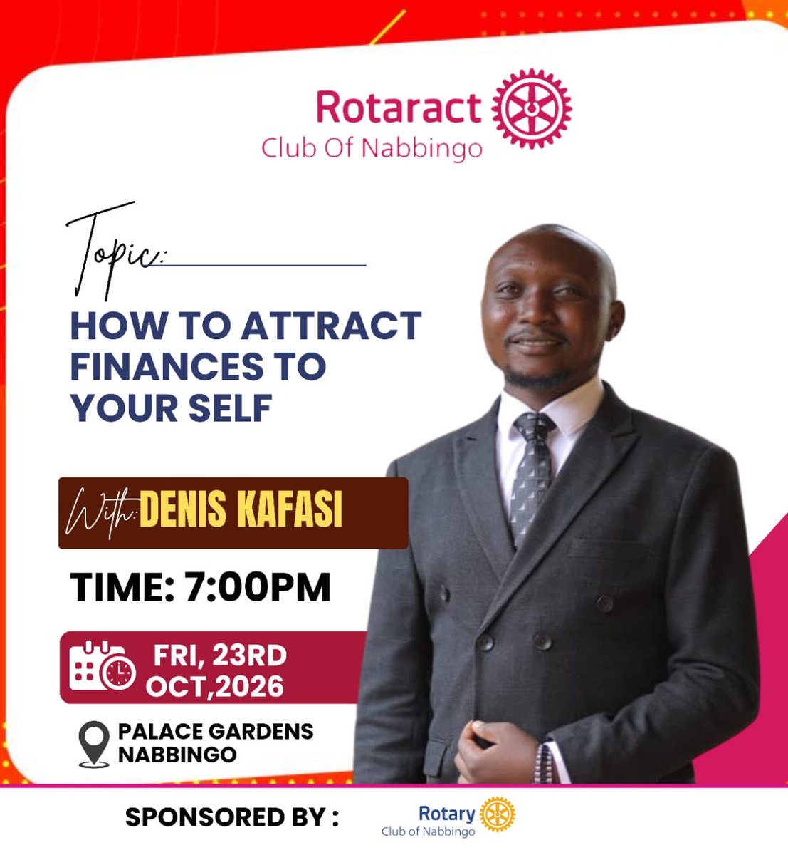 RotaractNabbing's tweet photo. Join us this evening as we are being taken through “How to attract finances to yourself”
#rotary #rotaract https://t.co/GTB5mo7C9R