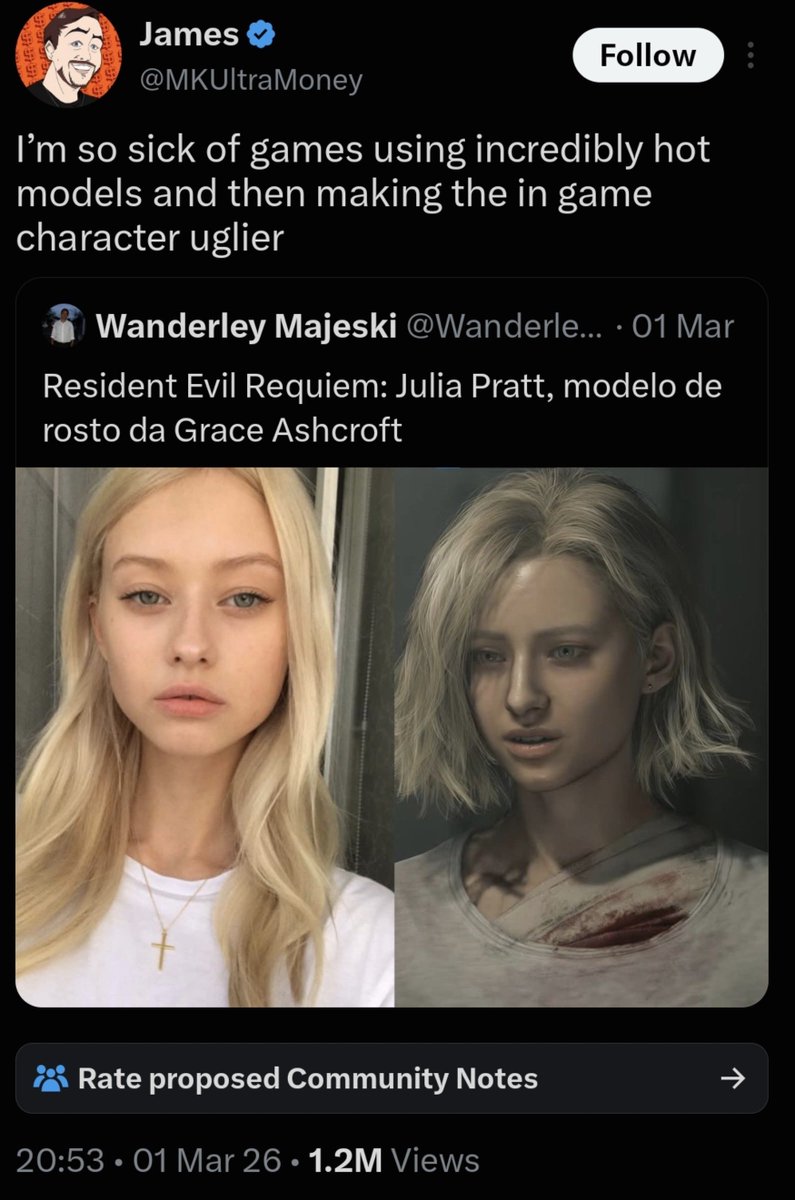kjngamer's tweet photo. People in the comments

"Nobody complained about RE: Requiem"

Selective reading, there was people who were crying about Grace https://t.co/iaXXxBFWKe