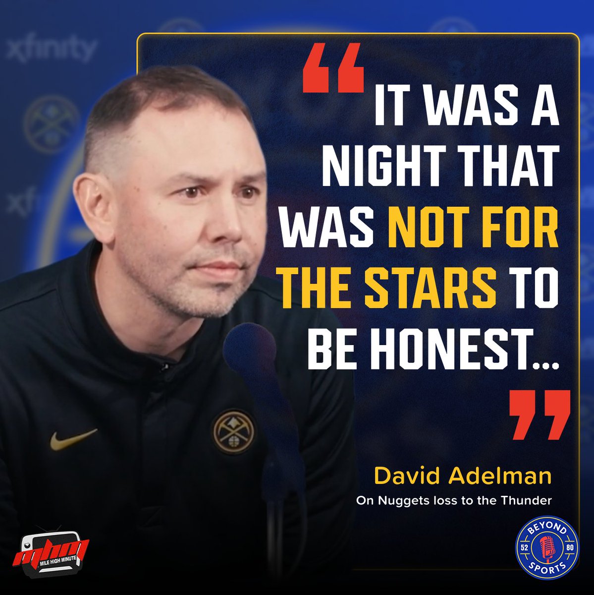BeyondSport5280's tweet photo. How are we feeling after the Nuggets first game of the season? https://t.co/0gXbpfohRt