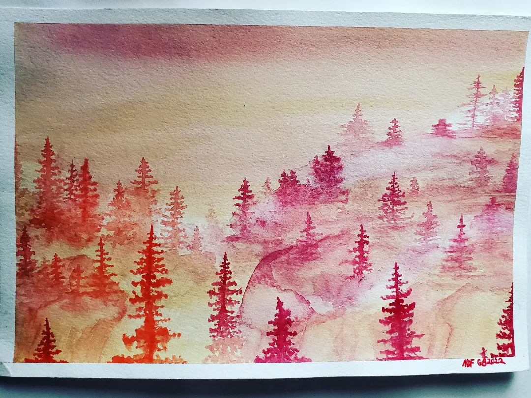 Raiden_Er's tweet photo. Watercolors are a joy to work with once you know the basic techniques. I’m creating a video to show how you can start painting with watercolors in no time. https://t.co/UuwYgC6sv0