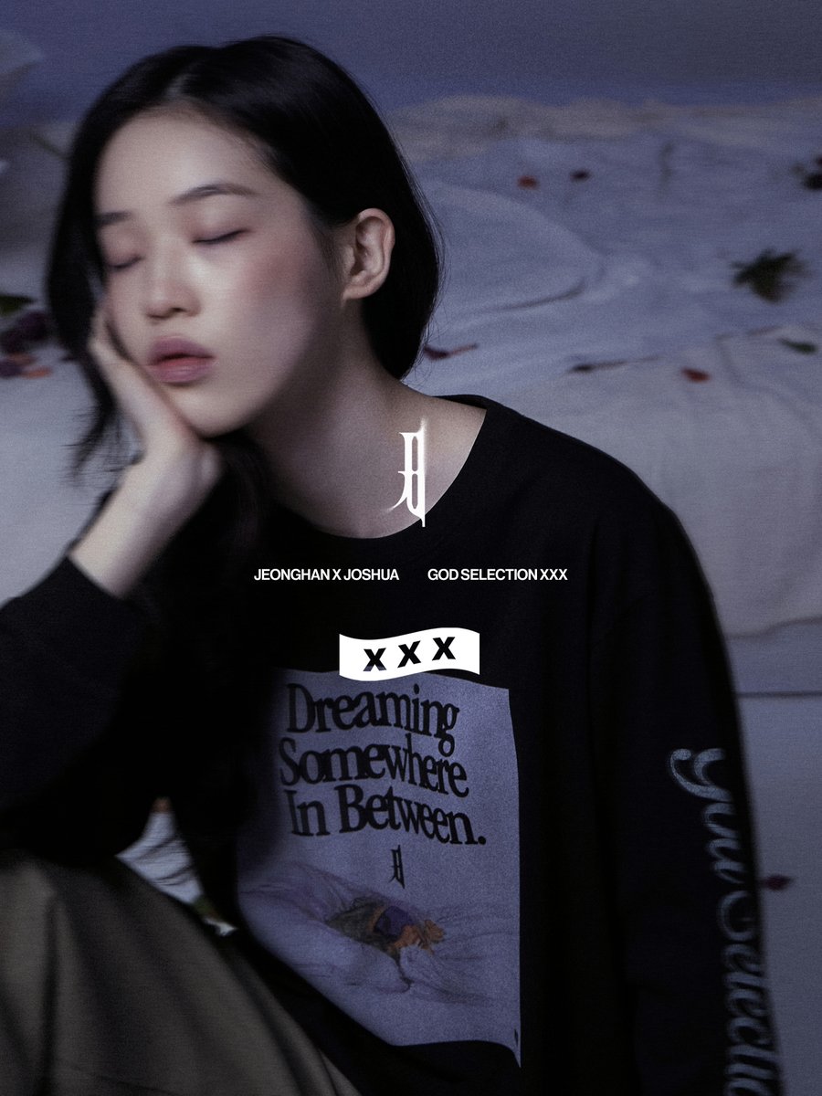 HYBE_MERCH's tweet photo. JxJ | GOD SELECTION XXX

꿈과 현실 사이, 그 어딘가.

정한X조슈아와 도쿄 스트리트웨어 브랜드 GOD SELECTION XXX의 특별한 콜라보레이션.

별, 달, 장미 등 흩어진 꿈의 파편과 서로에게 기대어 잠든 두 천사를 몽환적인 무드로 담아냈습니다.

꿈결 같은 순간을 일상의 스타일로 풀어낸 JEONGHAN X JOSHUA JOURNEY INTO [DREAMING] Merch.를 만나보세요.

Somewhere between dream and reality.

A special collaboration between JEONGHAN X JOSHUA and Tokyo-based streetwear brand GOD SELECTION XXX.

Fragments of dreams scattered like stars, moons, and roses, and two angels asleep, leaning on each other — 
captured in a dreamy mood.

Discover the JEONGHAN X JOSHUA JOURNEY INTO [DREAMING] Merch., bringing a dreamlike moment into your everyday style.

⊹ ZIP-UP HOODIE
⊹ L/S T-SHIRT
⊹ S/S T-SHIRT
⊹ CAP

📆 2026. 10. 26. 1PM (KST)
🌐 @weverseshop

#JxJ #정한X조슈아
#JOURNEY_INTO_DREAMING