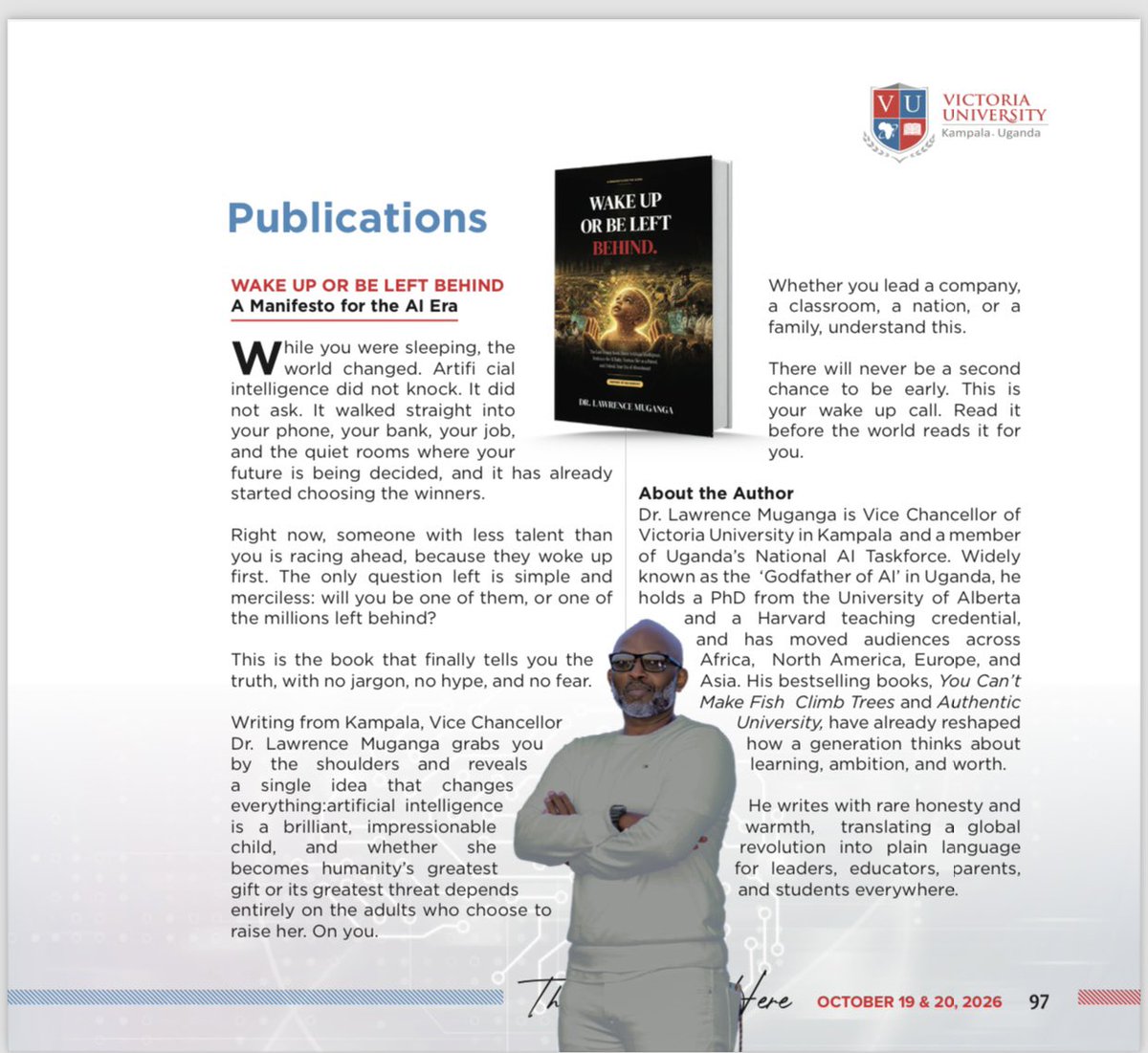 Lindamusiime1's tweet photo. My publication “IT’S NOT OVER!: There Is Still More Ahead Of You” featured in @VUKampala ‘s 10th Graduation Book, alongside works by distinguished Generals, @ReachDrMuganga & @cbusinge making remarkable impact in their fields. ❤️📚✨ What an honour!❤️🥰

#ugandanauthors #vu10thgrad #victoriauniversitykampala #booktok #purpose