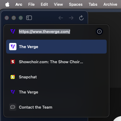 TheJoshCarl's tweet photo. @korablev @yab_browser I will say one thing that I'm immediately missing is having the address bar work in the sidebar.  Little whiplash first time I clicked it, just a suggestion though!

I do like the added context and quick actions in Yab's address bar so I'm willing to accept that tradeoff https://t.co/t5OoyKxbMT