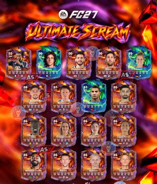 MmoexpService's tweet photo. 🚨 Ultimate Scream Team 2 is reportedly already on the way! 🎃🔥

Team 1 hasn’t even dropped yet, and the next squad is already being teased 😂

Who do you want to see in Team 2? 👀

#FC27  #EAFC27 #UltimateScream #FUT27 #UltimateTeam https://t.co/ViZ3rBzSdN