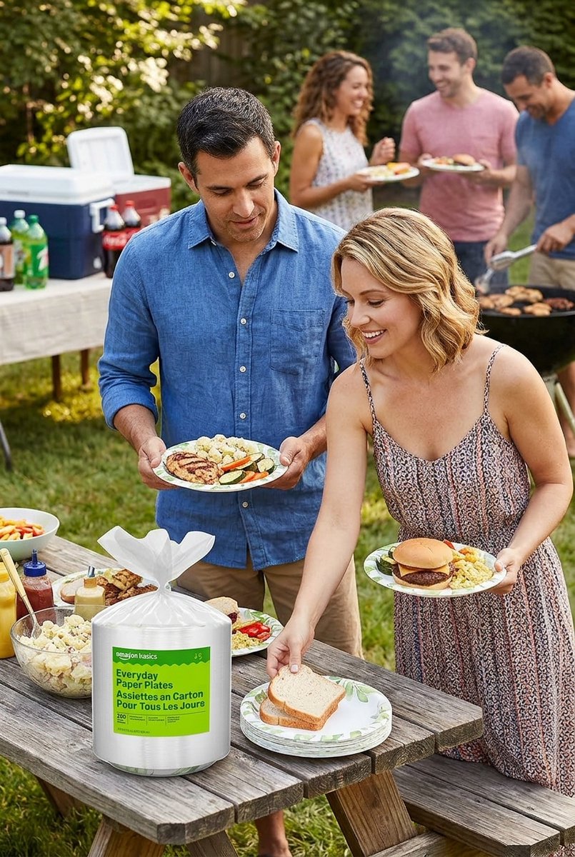 FairlyMart's tweet photo. Amazon Basics Everyday Disposable Plates for convenient serving at parties, picnics, and everyday meals with easy cleanup.

👉 Buy from Amazon US: https://t.co/bU58gad2MD 

As an Amazon Associate I earn from qualifying purchases.

#AmazonBasics #DisposablePlates https://t.co/b3A6hIzYku
