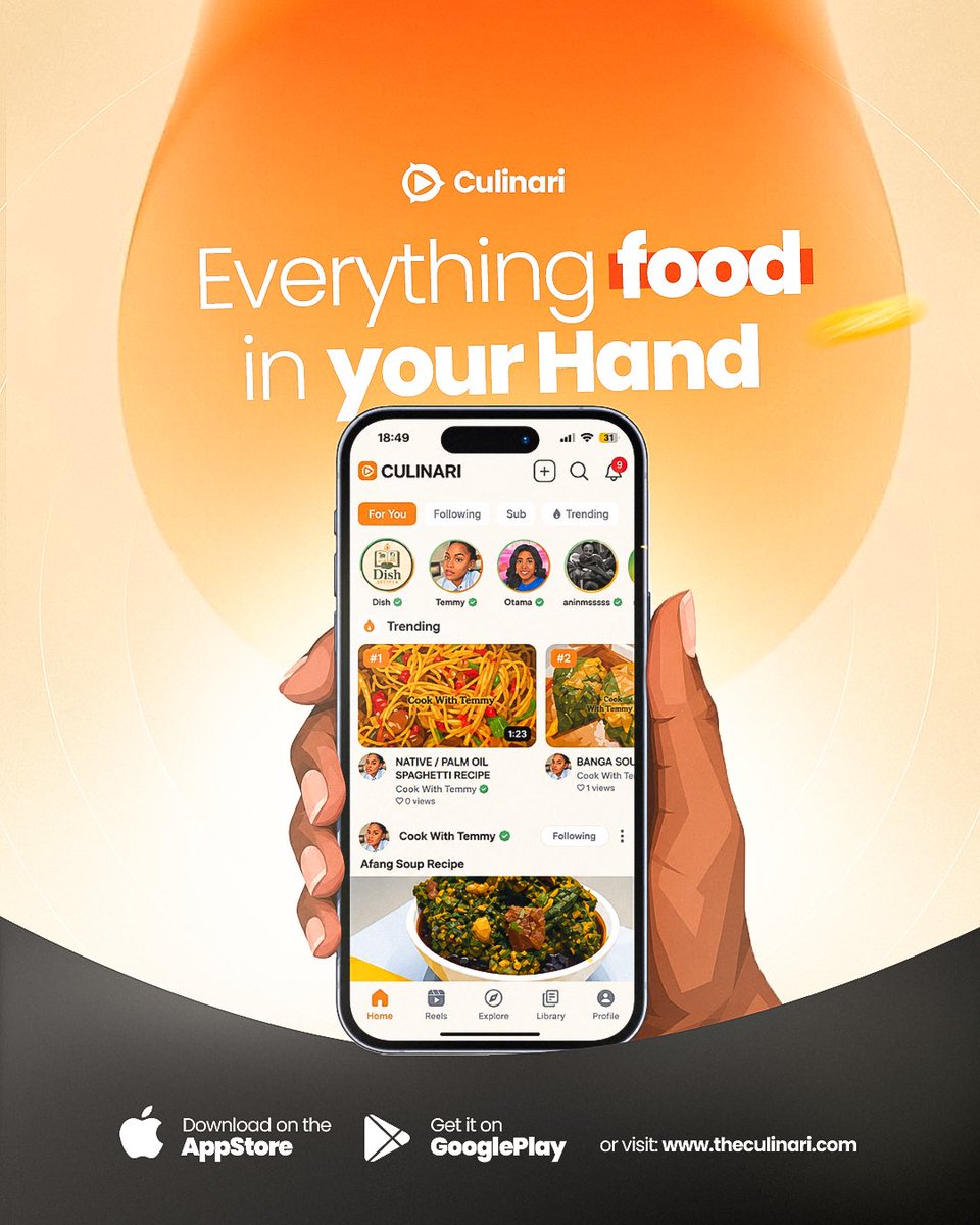 juiceboy_of_abj's tweet photo. Good morning techie 👋

Today is another day to try again 💪❤️
Do have a productive day ahead 🙏🏽

Follow @theculinari 🫶 https://t.co/9MtArWU4oY