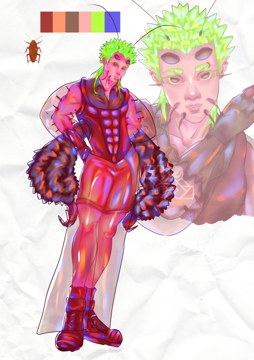 Coton_mainty's tweet photo. Meet my adoptables of the month: Nenikely - Spiny - Gastar-Kadradraka

AB: $90( commercial use,CSP+ ref sheet include) - 'til end of the month 

DM to claim for male adopts (mop vgen)
Kiss kiss ~

🔄🔄💖

#adoptable #characterdesign 
#artmoots https://t.co/GbaVxGF4Ra