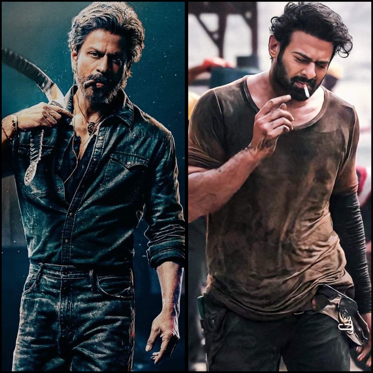 Its_CineHub's tweet photo. Rivalry aside, what if #SRK - #Prabhas collab for a Pan India Film? https://t.co/DgeSGtNOTp