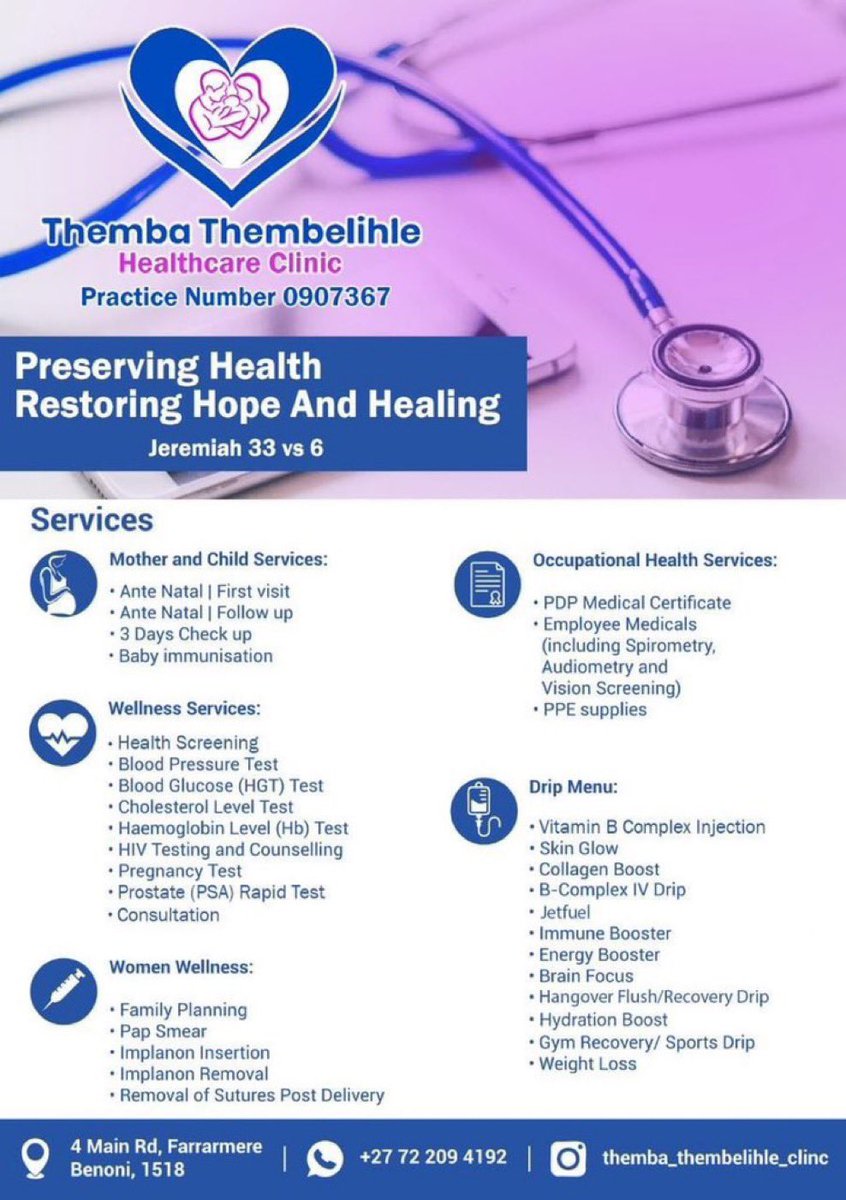 D_RejectedStone's tweet photo. Themba Thembelihle Clinic, we’re committed to providing compassionate care for all.🫂 https://t.co/CtGvsCDUw2