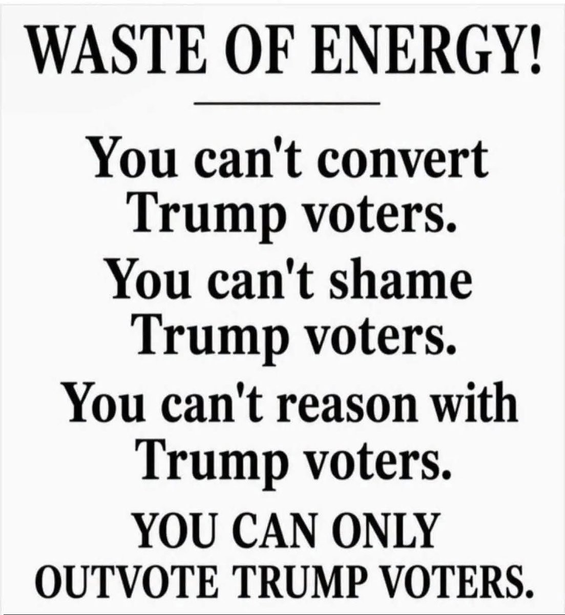 MediaBusters6's tweet photo. #TrumpCult
A cult is a cult is a cult
We can not help them
But we certainly can outvote them
Then they can crawl back under the rocks where they came from with the other slime
Bravo @TheGoodLiars 
1-
https://t.co/YqHXrGyHxM
2-
https://t.co/aLXWrml7fc
3-
https://t.co/rL6Gm0YxFg https://t.co/uF8kryEp8i