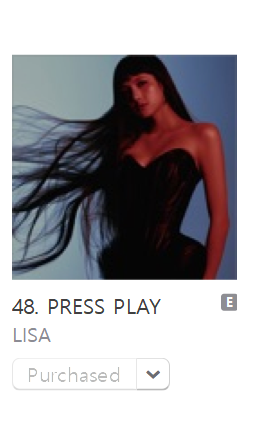 TEAMLISAINDIA's tweet photo. LISA - PRESS PLAY EP
is currently #48 on Indian iTunes album charts.
Please lilies a little more push to the EP and Tarantino and we can get that #1 in both for song and the EP 😭🙏.
PRESSPLAY OUT NOW
#LISA_Tarantino #LISA_PRESSPLAY #INDIAPRESSPLAY https://t.co/vgcwanSeef