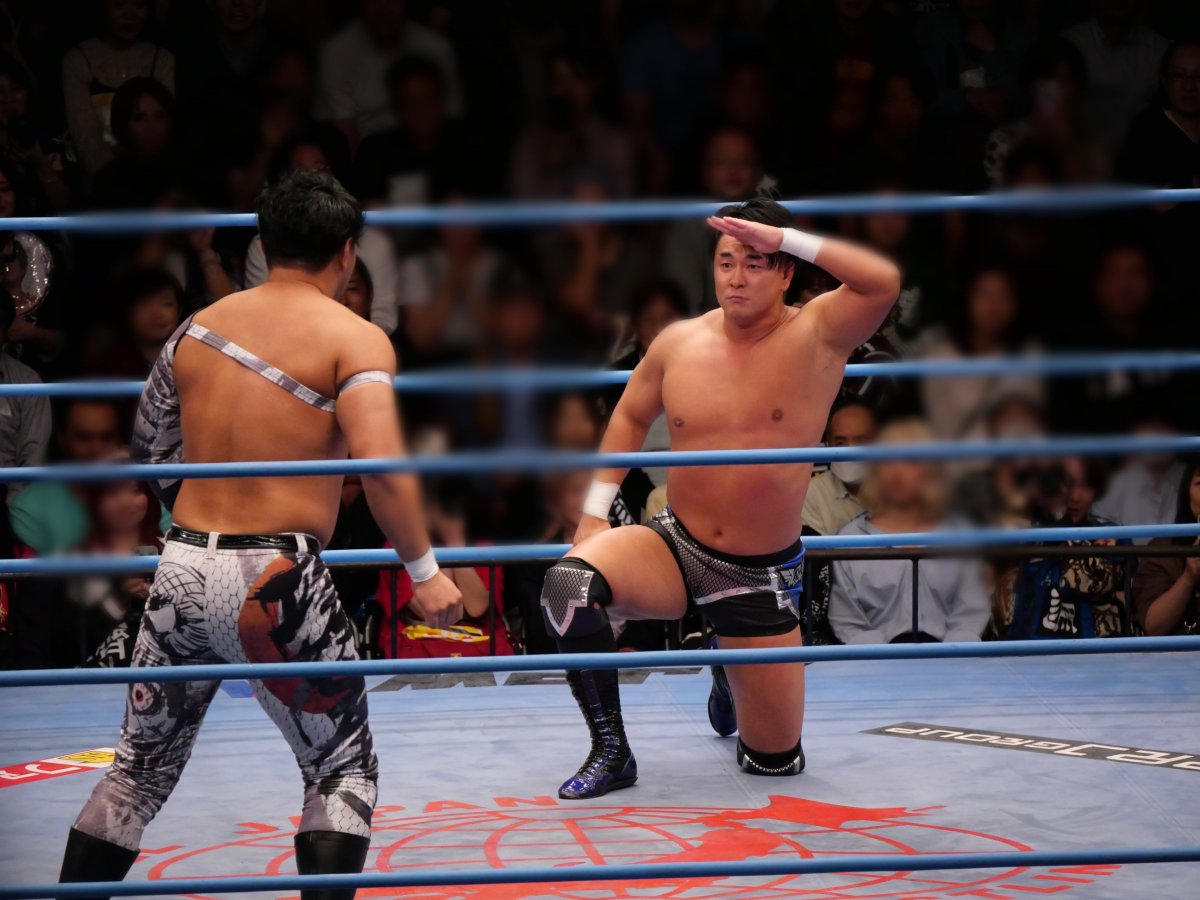 okashiba11's tweet photo. 👮🫡

#青柳優馬
#ajpw
#ゼンニチ生誕祭 https://t.co/a70RiOZUFG