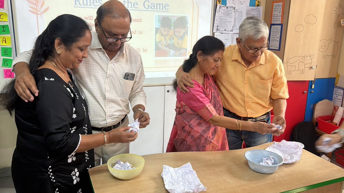sdg4all's tweet photo. A truly heartwarming #Grandparents’ Day at @AIS, #FoundationStage, as our little ones opened a window to their world, sharing smiles, love and precious moments with their grandparents. @ashokkp @y_sanjay @pntduggal @ShandilyaPooja https://t.co/MkbIbzM0mn