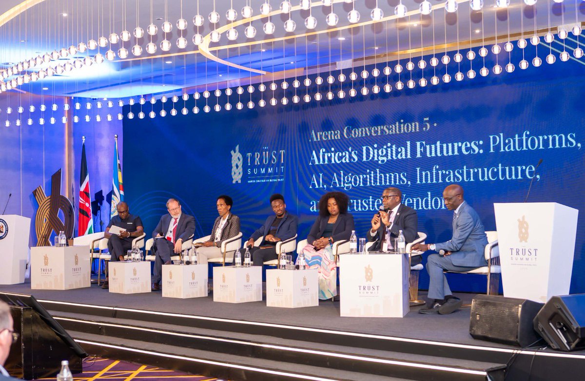 Tashfayez's tweet photo. What we see online is increasingly shaped by algorithms.But are these systems helping us understand the world or reinforcing what we already believe Transparency in how content is recommended is essential to building trust in digital spaces. #NairobiCallToAction 

TheTrust Summit https://t.co/uJOuugFTl2