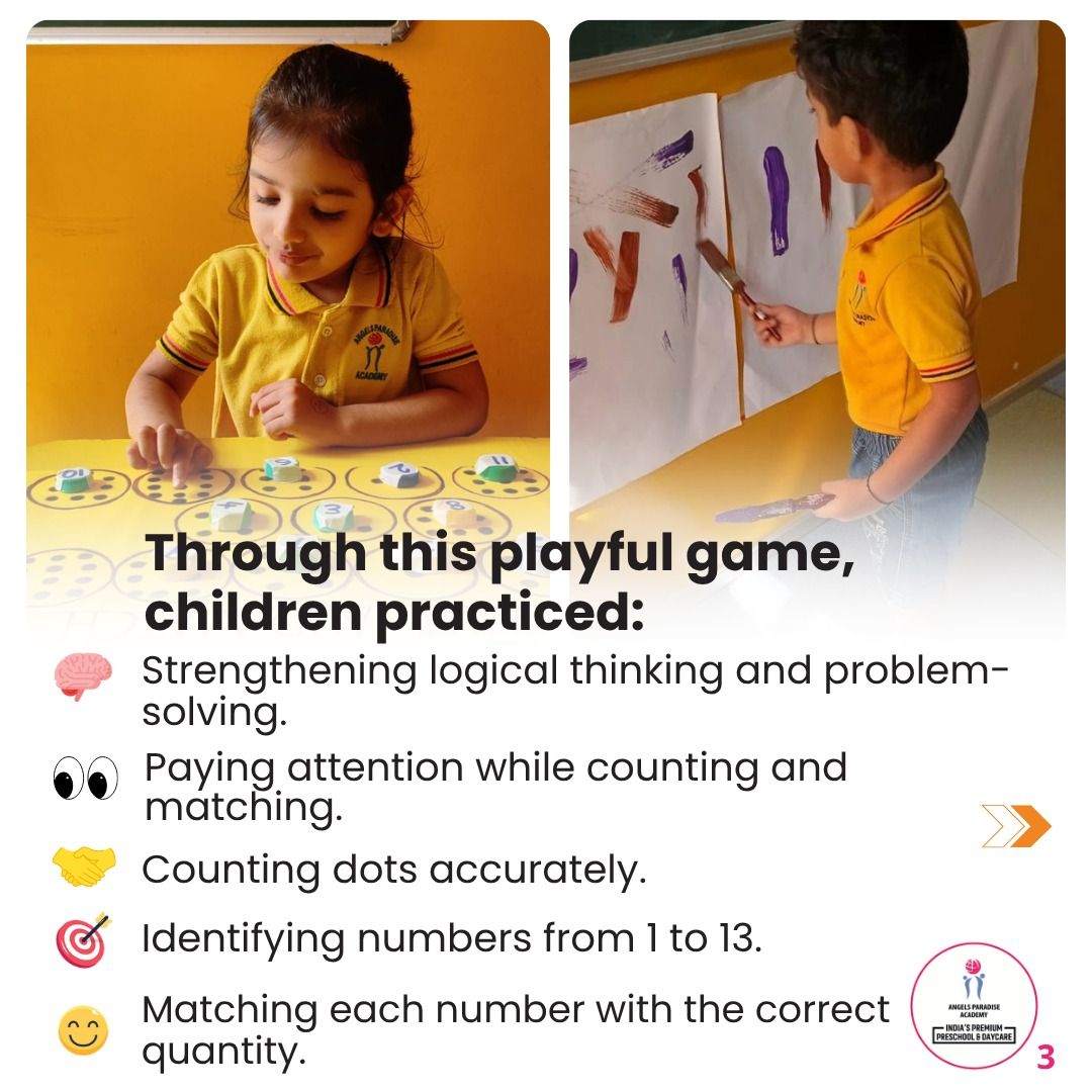 angelsparadisea's tweet photo. Activity: Number Counting and Matching
#NumberCounting #NumberMatching #MathsFun #EarlyMaths #LearningThroughPlay #FunLearning #LittleLearners #NumberRecognition #HandsOnLearning #APA #AngelsParadiseAcademy #HappyLearning https://t.co/4wXym2hWmt