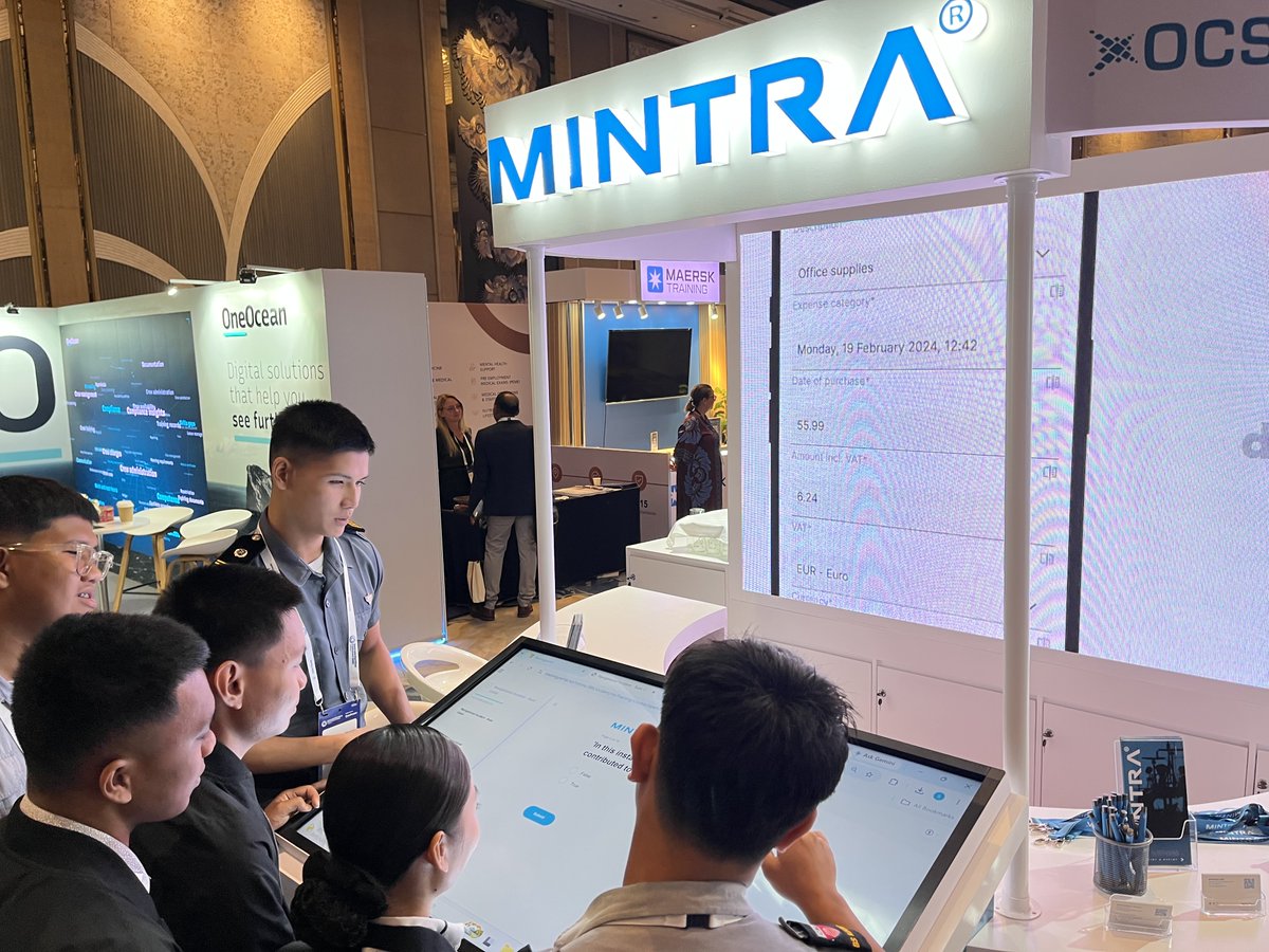 mintra's tweet photo. Thank you, Manila! 💙 Great week connecting at Manila Forum &amp; CrewConnect Global 2026. Excited for the future! #WeAreMintra #CrewConnectGlobal #Maritime https://t.co/8wldO6n8x4