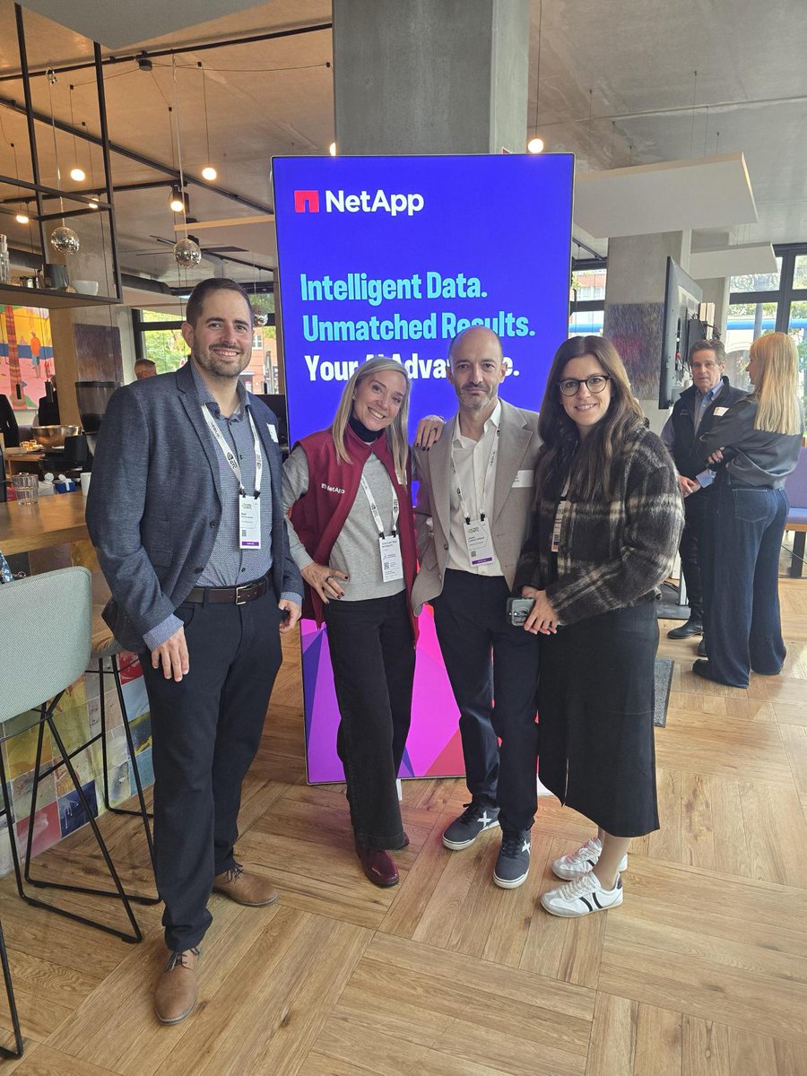 NetAppEMEA's tweet photo. #GTCBerlin delivered.

Data readiness. Governance. AI where your data lives.

That was the conversation all week. And it is not slowing down.

Your data is your AI advantage. https://t.co/DPKyNQ0cEQ 

#NVIDIAGTCEurope #NetApp #GTC2026 #AIInfrastructure https://t.co/oP6P7yNqGW