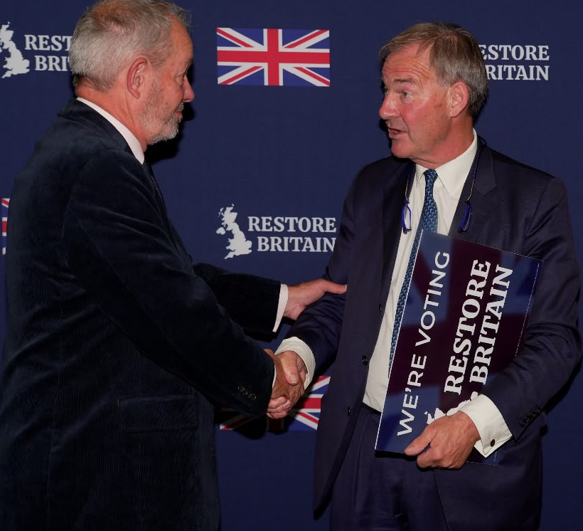 StuartShrugged's tweet photo. We will @RestoreBritain. It's an honour to be working with Rupert Lowe. https://t.co/mdYymdgpn9