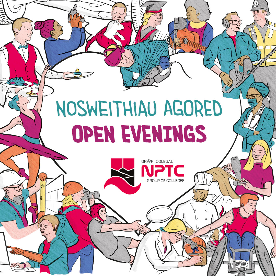 NPTCGroup's tweet photo. At NPTC Group of Colleges, we’re here to help you 𝘽𝙚 𝙄𝙣𝙨𝙥𝙞𝙧𝙚𝙙 and 𝘽𝙚 𝙔𝙤𝙪𝙧 𝙁𝙪𝙩𝙪𝙧𝙚 🌟

✅ 98% of students rate us excellent*
✅ Top A Level & vocational results
✅ Progression to top unis & real careers
✅ Support every step of the way

This isn’t just college. It’s your launchpad 🚀

Here’s what you’ll get ⬇️

🥐 Free breakfast every day
🎓 Academic, sporting and cultural bursaries & scholarships
💷 Financial, wellbeing and learning support + exclusive student benefits
🧠 veSPA mindset programme - stretch, challenge, grow
🏆 Extra-curricular activities and skills competitions
🎮 Creative, sporting, and eSports academies
📈 Real-world careers advice, internships & apprenticeships

A wide range of A Levels, vocational courses and apprenticeship #Choices 👍🏻

Wherever you’re heading - university, apprenticeship or straight into work - we’ll help you get there 🌟

Join us at our upcoming 𝗢𝗽𝗲𝗻 𝗘𝘃𝗲𝗻𝗶𝗻𝗴𝘀 to find out more 👋🏻
ℹ️ https://t.co/ukFQodcIr6

#AtTheHeartOfYourFuture ❤️🤍🖤

*Student Experience Survey 2025