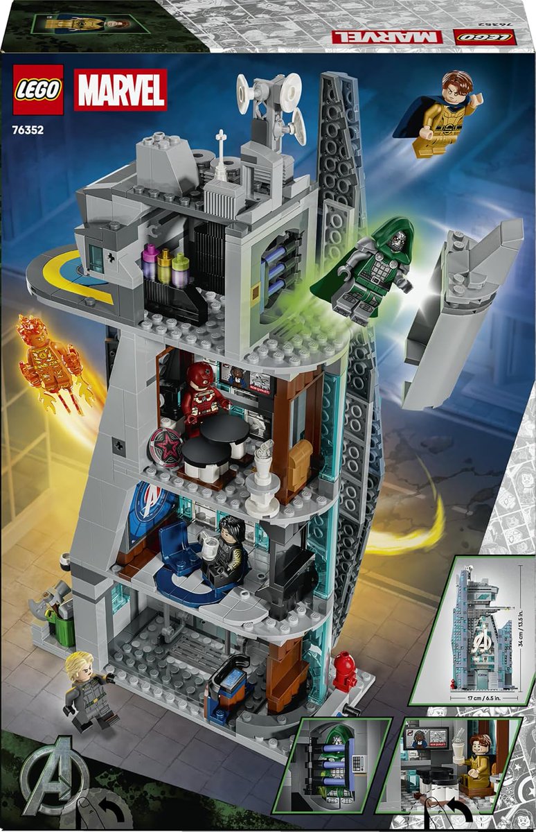 icklebricks's tweet photo. LEGO Marvel Avengers: Doomsday New Avengers Tower 76352
NOW £89.98  (RRP £99.99) → https://t.co/H9X6w1X3fB
.
Pricing correct at time of posting
.
#lego #ad #legodeals #giftideas #afol #legoinvesting #marvel #avengersdoomsday #avengerstower https://t.co/qHtwM0CfXQ