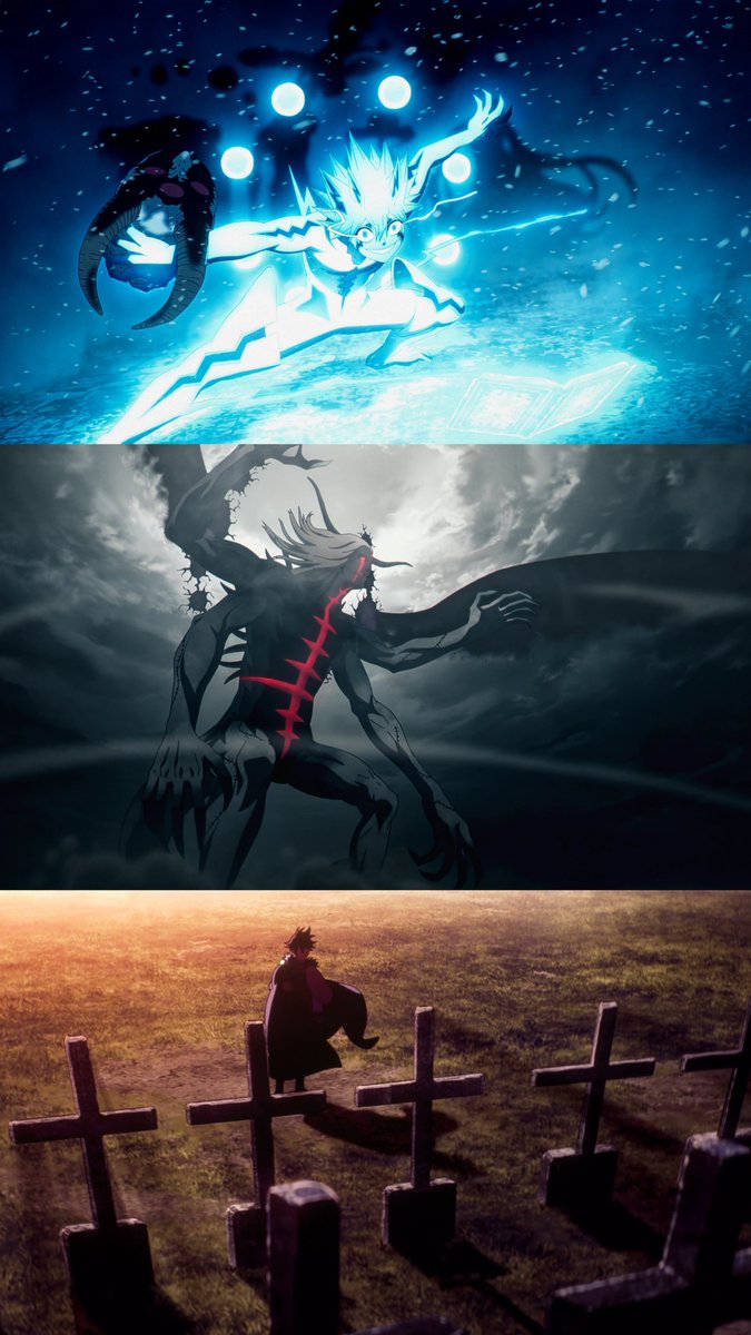 BCloverActuFR's tweet photo. Le niveau du compositing de Black Clover en fait c’est simple, c’est absolument parfait. Est-ce qu’on ne serait pas sur le plus bel anime de cette année ? https://t.co/N7yQKDCt6G