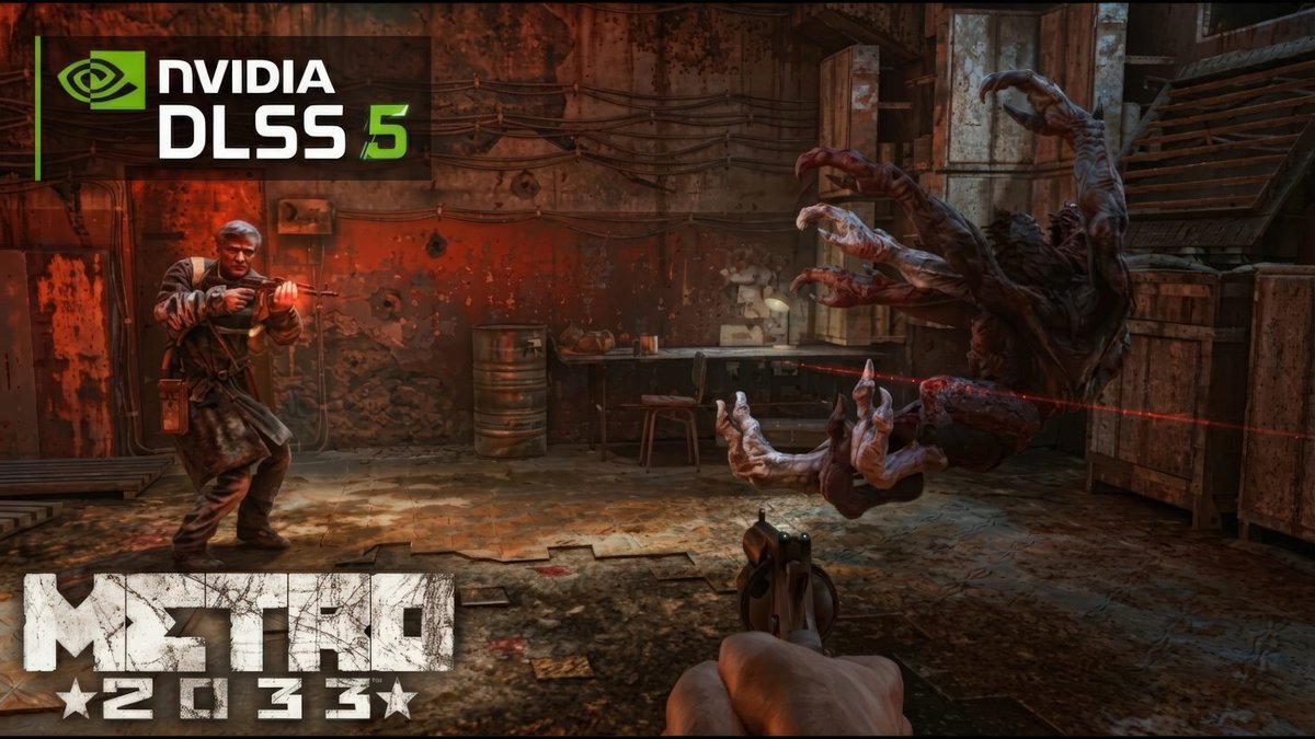 wccftech's tweet photo. METRO Redux's next-gen update hides a DLSS 5 surprise, as NVIDIA's neural rendering gives old characters new life. 🔗 https://t.co/jVaN67zDvn https://t.co/LYlVpt5UtV