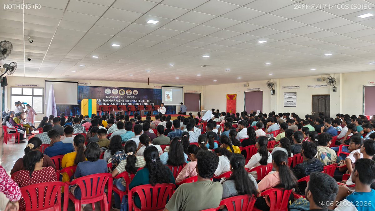 NmietP's tweet photo. 🧠 NMIET conducted an expert session on “Mastering the Mind” by Mr. Sheetal Gupta, SDE-II at Amazon and IIT Patna alumnus, inspiring FE students to build confidence, focus and self-discipline.
#NMIET #MasteringTheMind #StudentDevelopment https://t.co/IaDpfut99v