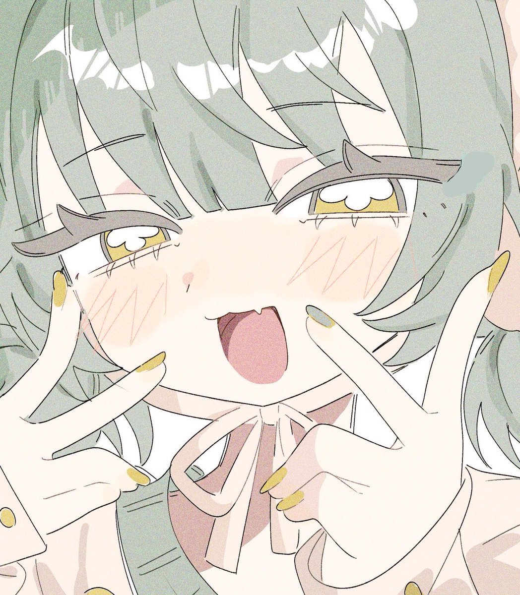 hug_tto's tweet photo. 私の絵、嘘みたいに目がでかい https://t.co/DUmIeWtUpv