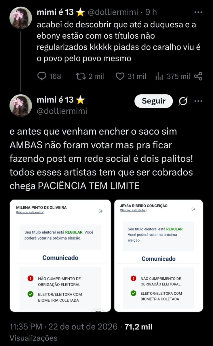 Byanu's tweet photo. Eles descobrindo que são gados dos influenciadores.

Kkkkkkkkkkkkkkkkkkkkkkkkkkkkkkkkkkkkkkkkkkkkkkkkkkkkkkkkkkkkkkkkkkkkkkkkkkkkkkkkkkkkkkkkkkkkkkkkkkkkkkkkkkkkkkkkkkkkkkkk https://t.co/4xOFUFZinT