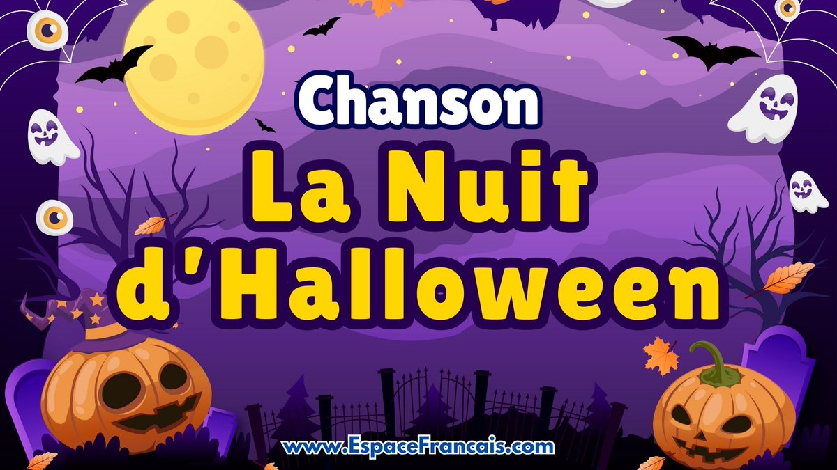 EspaceFrancais's tweet photo. La Nuit d'Halloween 🎃 Chanson pour la fête d'Halloween 👻
🎶 https://t.co/iHN8NEtscQ
👉Intérêt pédagogique - Paroles - Exercices https://t.co/Pf6x0fo6mX
#Halloween #FêteHalloween #ChansonHalloween #Chanson #ChansonFrançaise #FLE #LangueFrançaise #Vocabulaire #ApprendreEnChantant https://t.co/QjRDGiGS0J