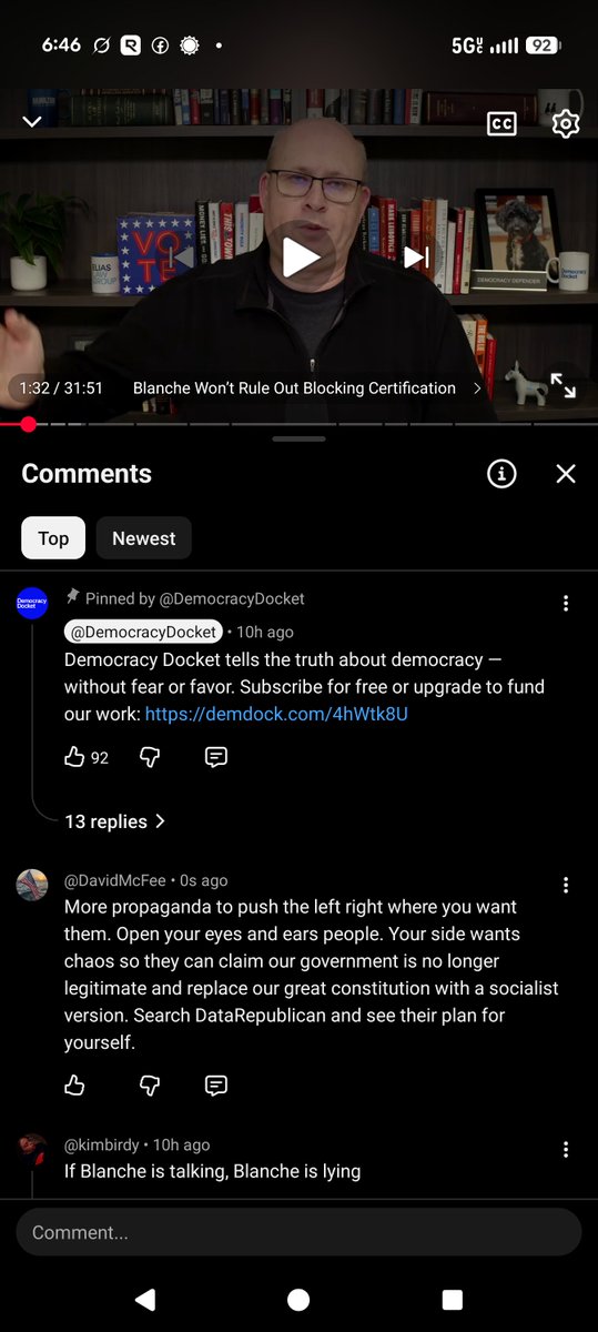 DavidMcFee63's tweet photo. @DataRepublican @marceelias I just posted this reply to his post. Let's see how long before I get banned. https://t.co/4mPhqhQZzz