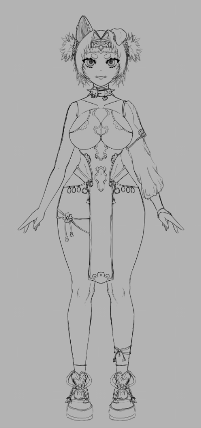 Sempirium's tweet photo. Woof woof awoooo 🐶🐺

#Vtuber #VtuberEN #WIP https://t.co/wBfwNgIIU3